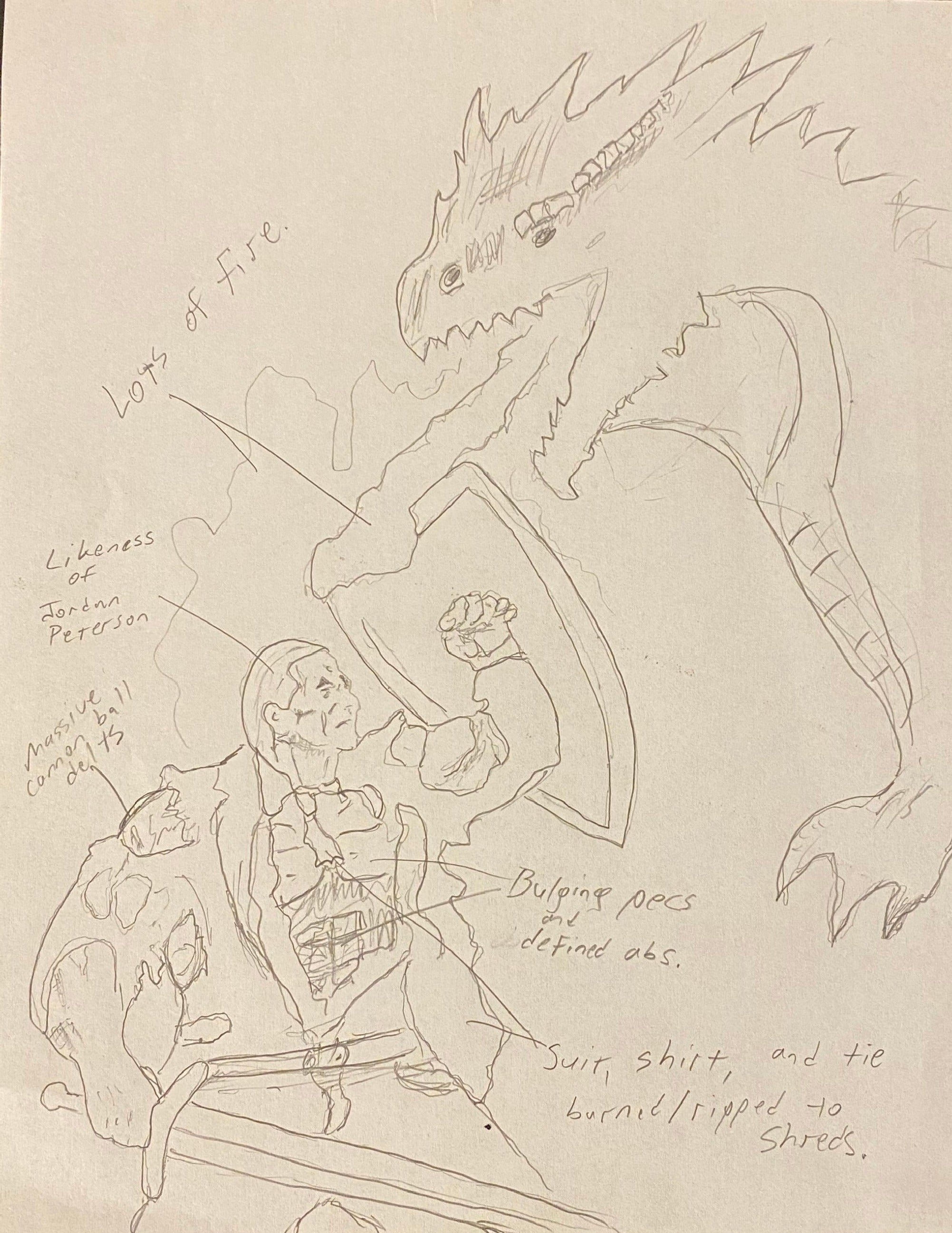 Fighting the Dragon Original Artwork (signed)